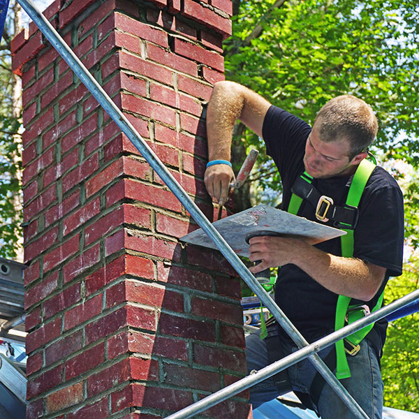 Spalling chimney repair Swanzey NH 