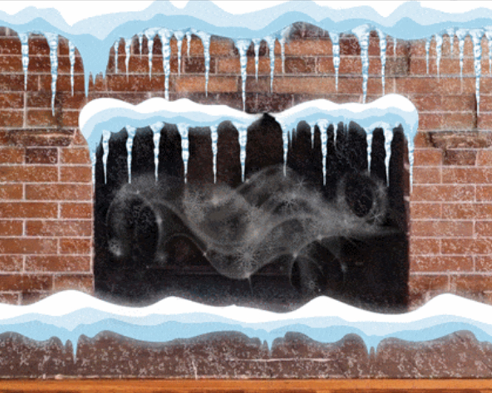 Cold & Drafty Fireplace Repair